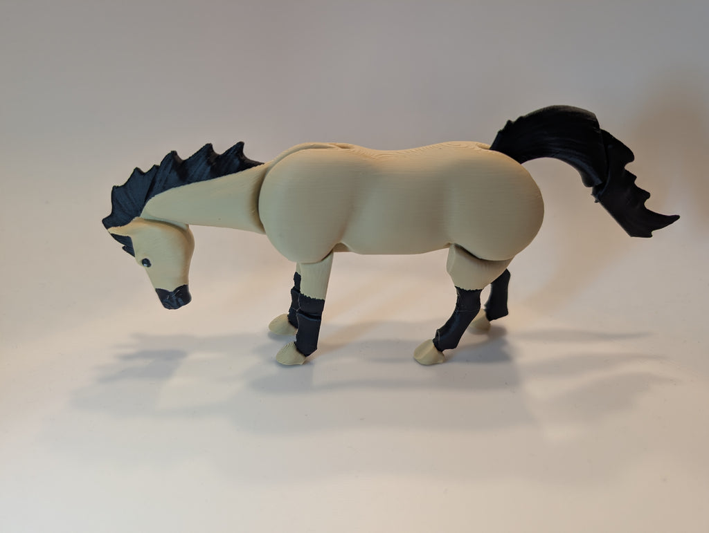 Bewegliche Pferde-Figur