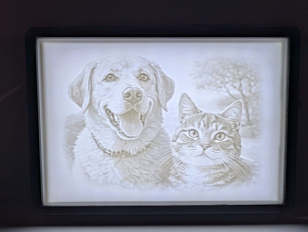 Personalisiertes Lithophan aus deinem Foto