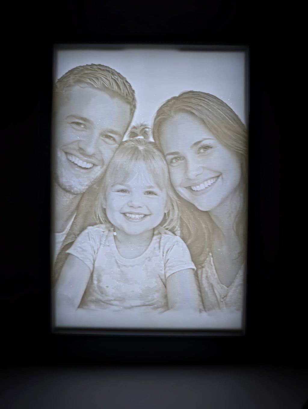Personalisiertes Lithophan aus deinem Foto